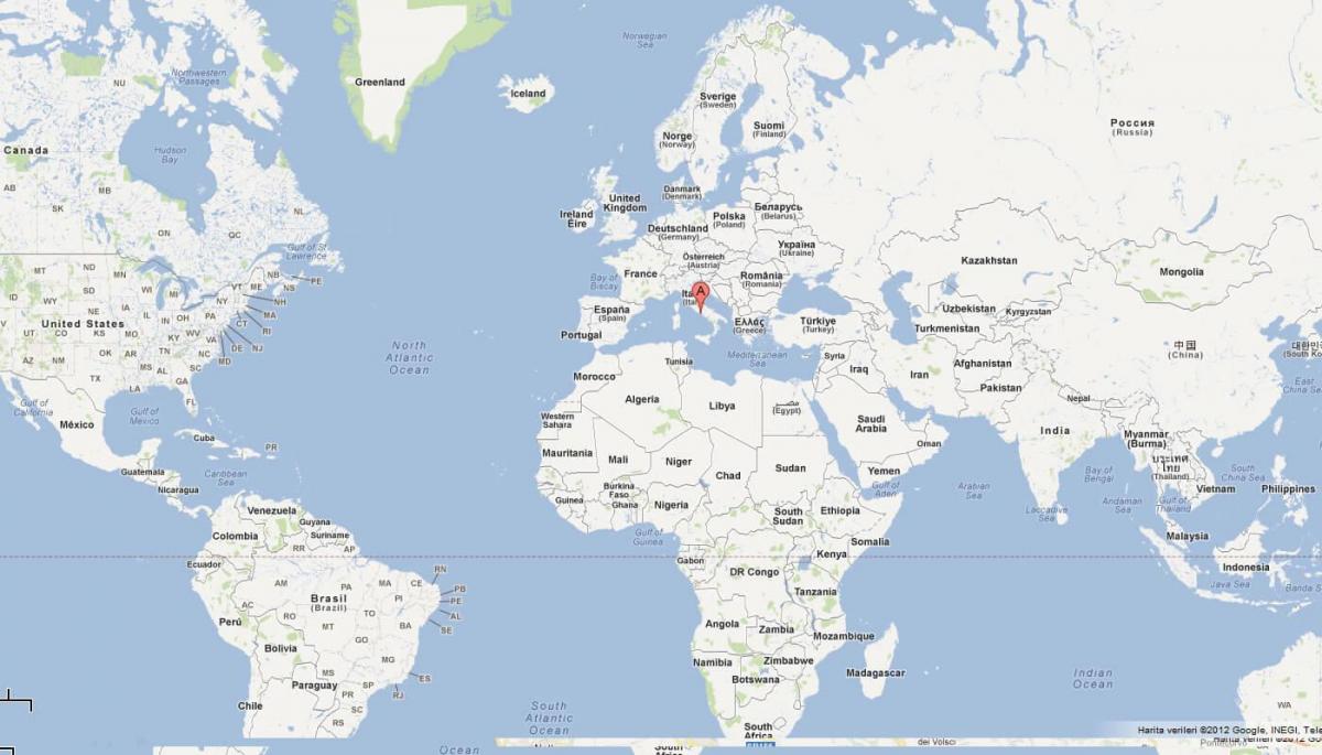 Vatikan na karti svijeta