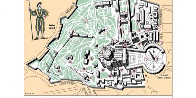 Karta lokacije, Vatikanski muzej 